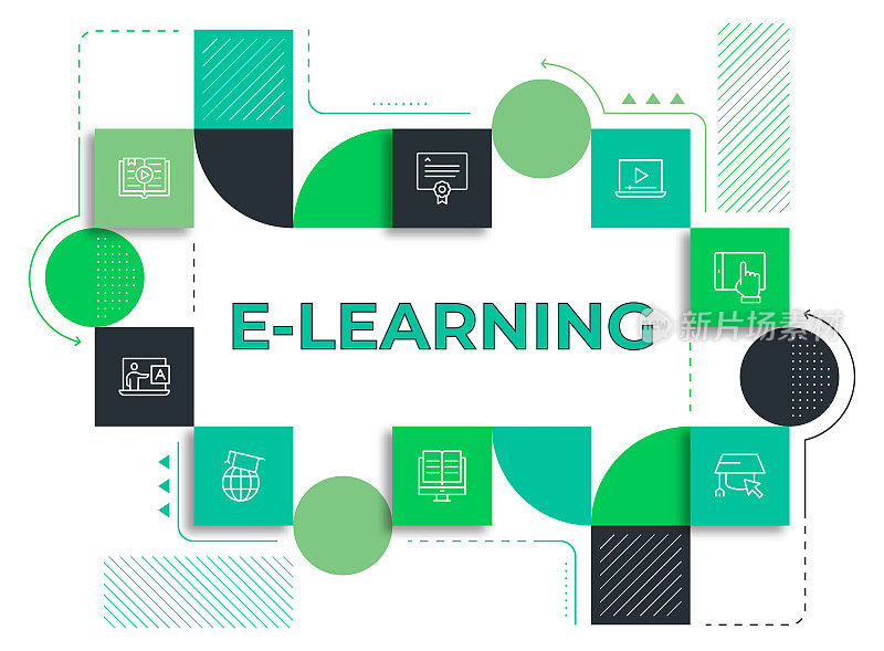 E-Learning Web Banner模板
